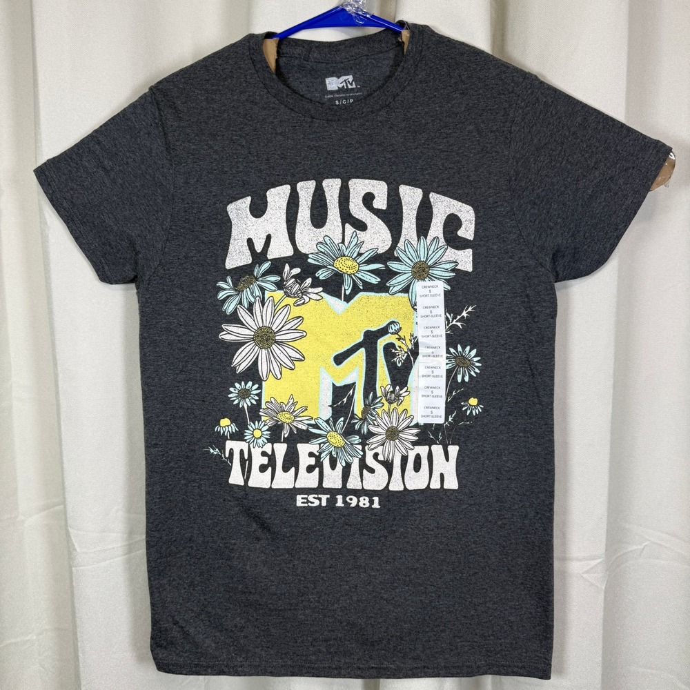 MTV Flower Mens Sz Small T-Shirt